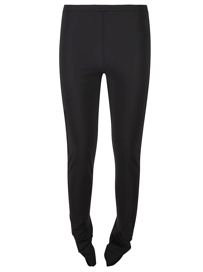 Iro High-Waisted Black Leggings With Stirrup Design