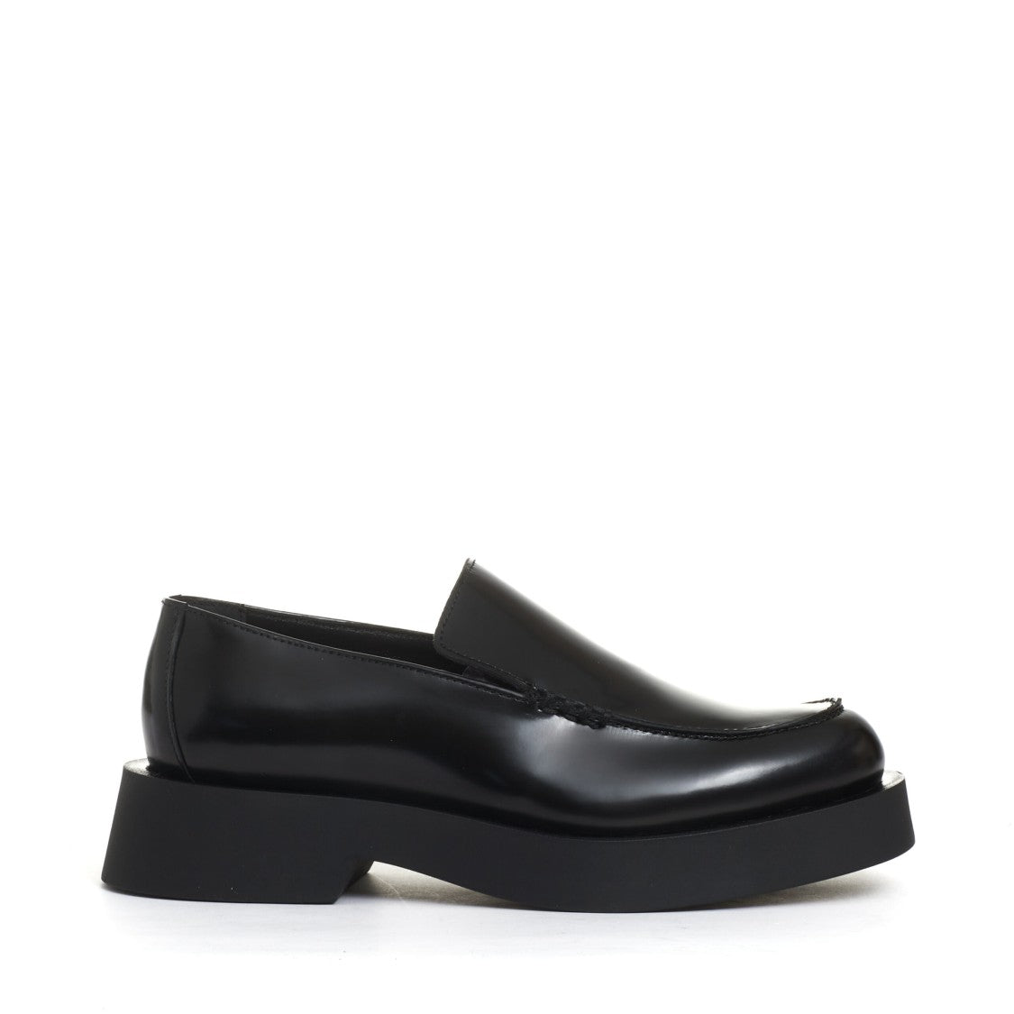 Poesie Veneziane Black Brushed Smooth Loafer