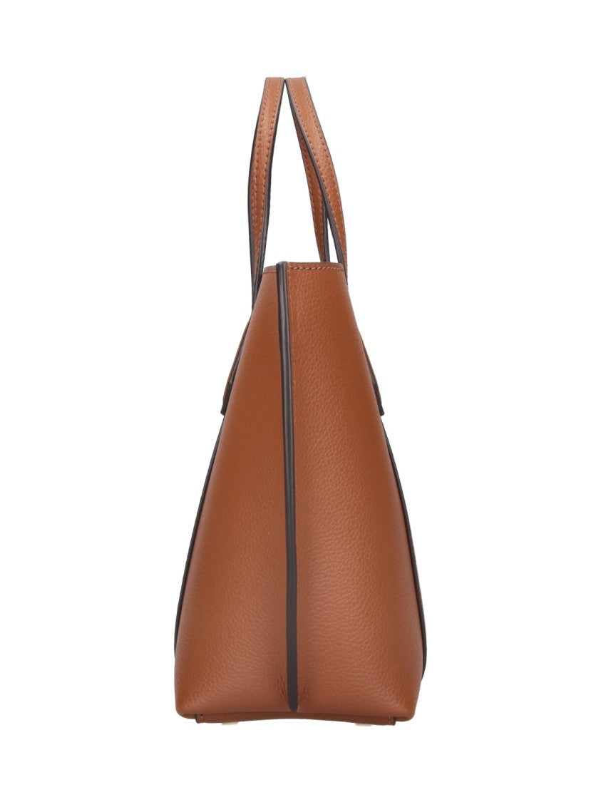 Tory Burch Brown Perry Calf Leather Tote Bag