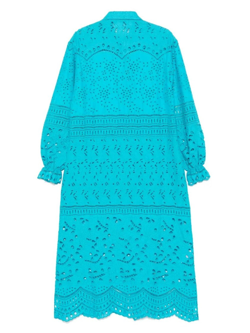 Ermanno Scervino Intricate Cut-Out Long Kaftan