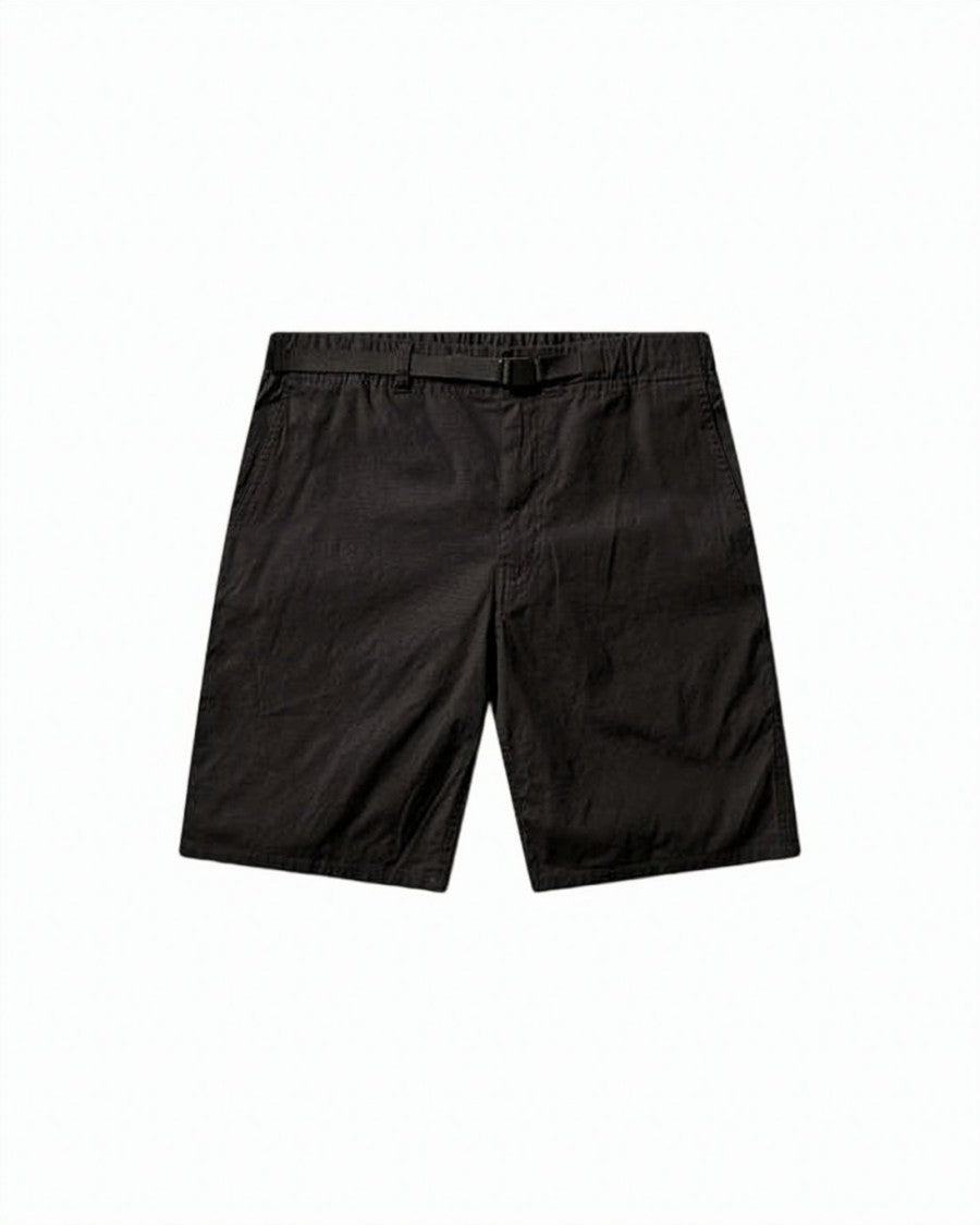 Patagonia Mid-Thigh Black Shorts With Adjustable Waist And Two Back Pockets