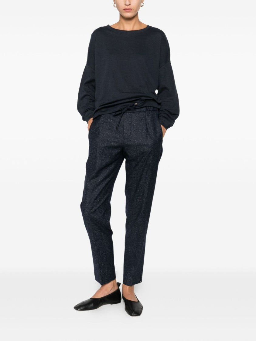 Majestic Filatures Cotton-Cashmere Blend Sweater With Relaxed Fit