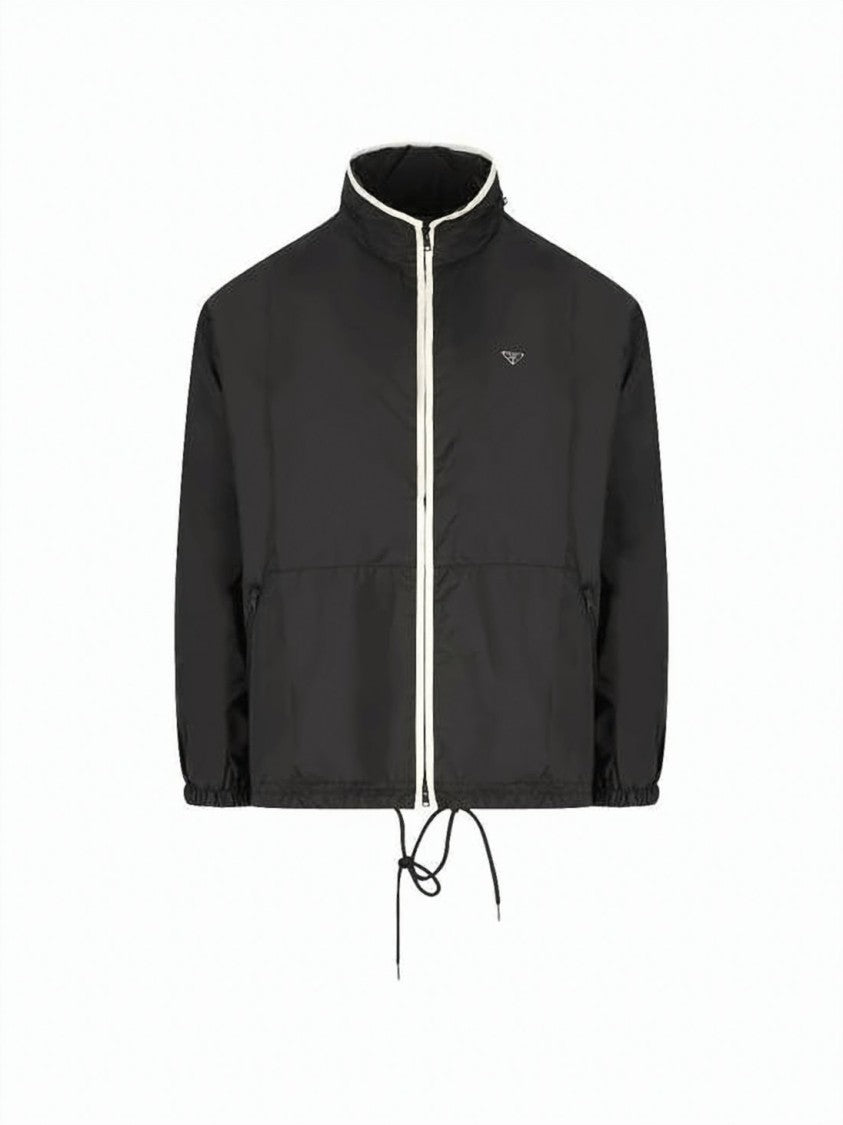 Prada Cropped Jacket With High Collar