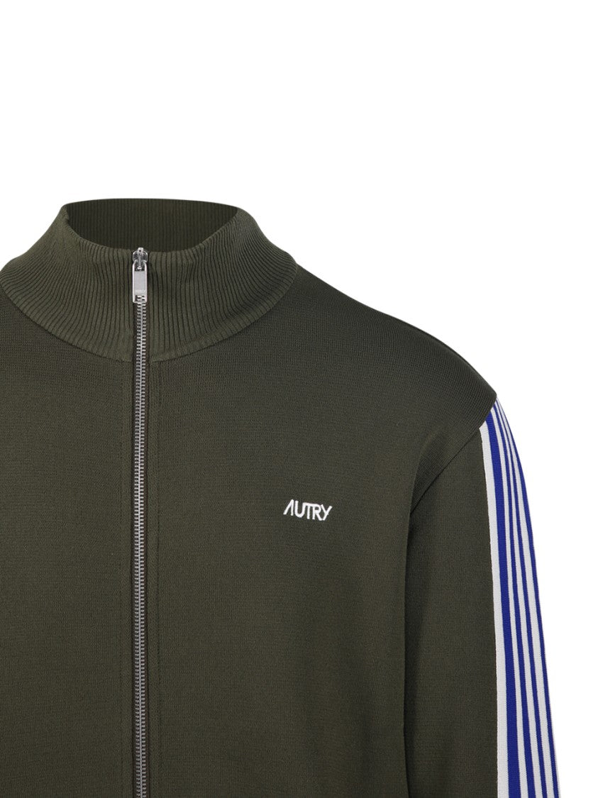 Autry Full Zip Jacket With High Collar