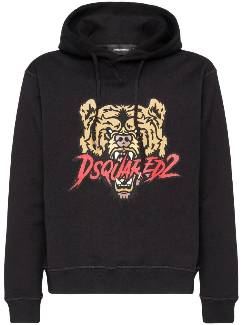 Dsquared2 Logo-Print Cotton Hoodie