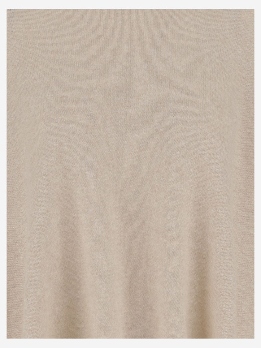 Allude Wool Blend Pullover With Rhinestones And Studs