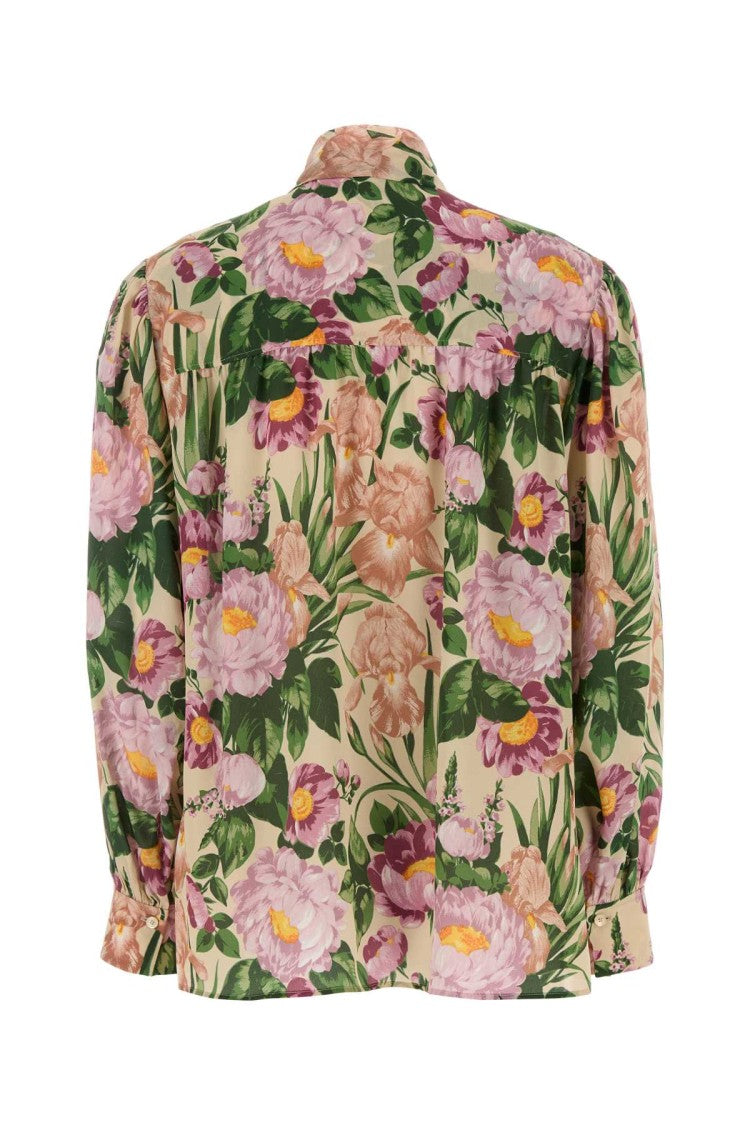Chloé Printed Crepe Shirt