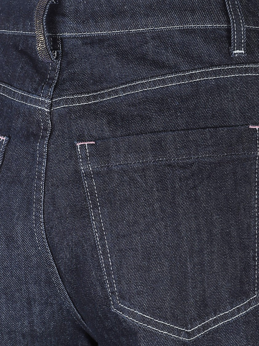 Fabiana Filippi Diamond Denim Barrel Jeans