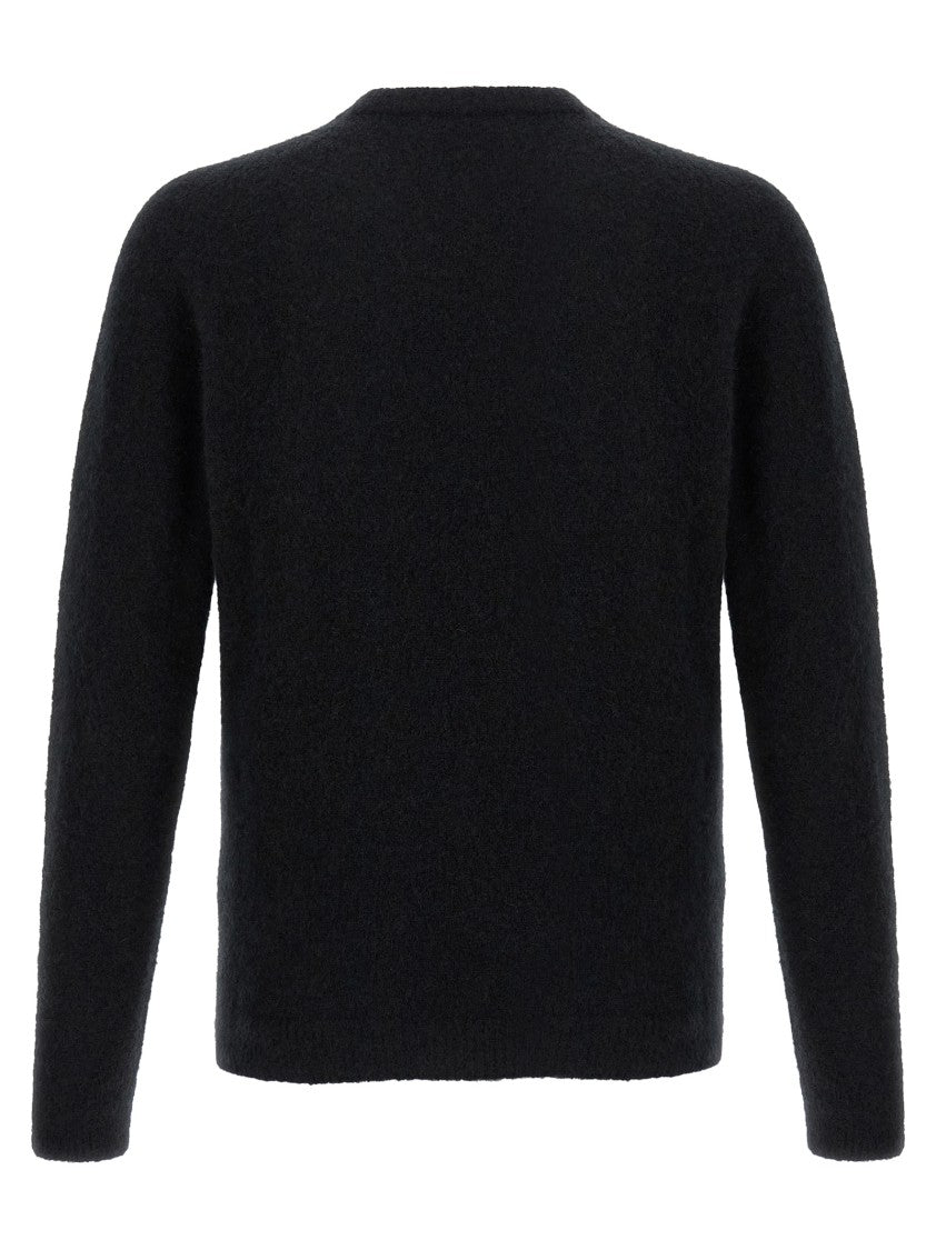 Roberto Collina Cashmere And Silk Blend Sweater With Classic Crew Neck