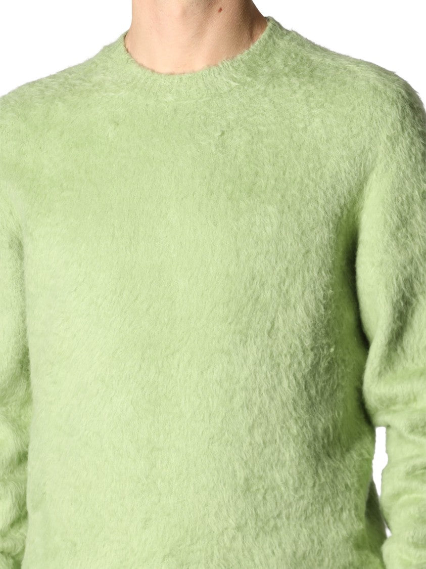 Roberto Collina Relaxed-Fit Crew Neck Cotton-Blend Sweater
