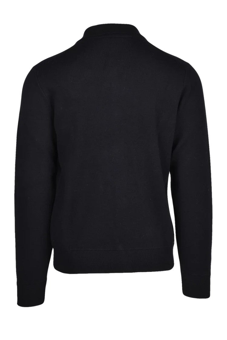 Filippo De Laurentiis Polo Cardigan - Black