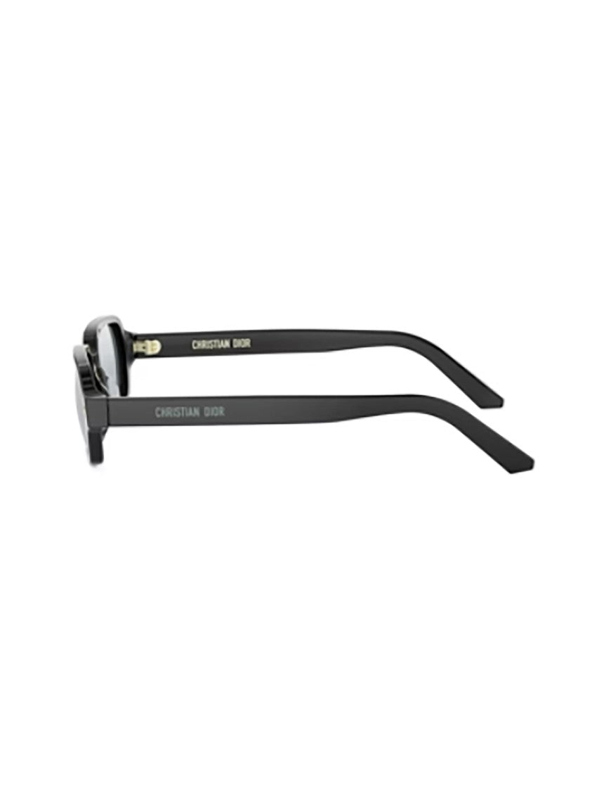 Dior Black Diorpacific S3f Rectangular Blue Sunglasses