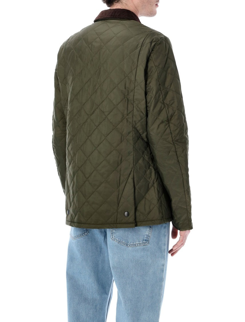Barbour Diamond Quilted Casual Velvet Jacket