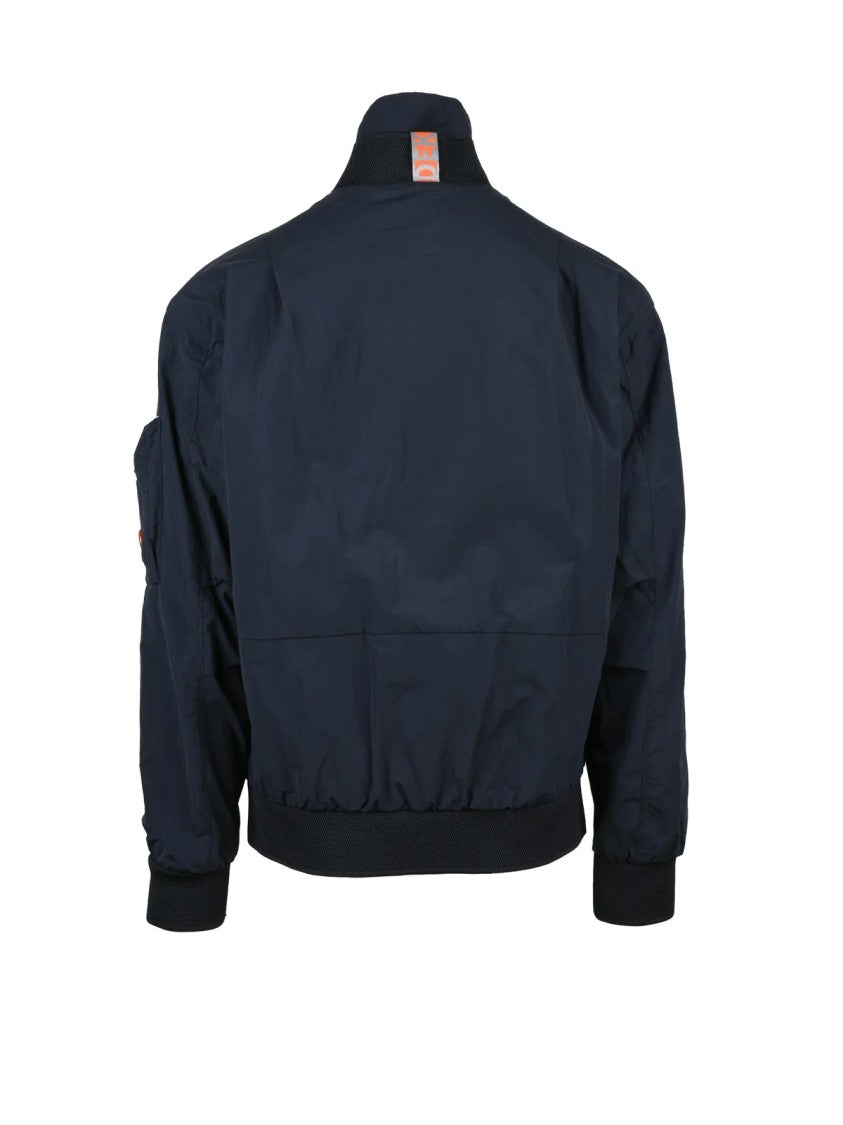 Dekker Structured Unlined Jacket With Zip Closure And Flap Pockets
