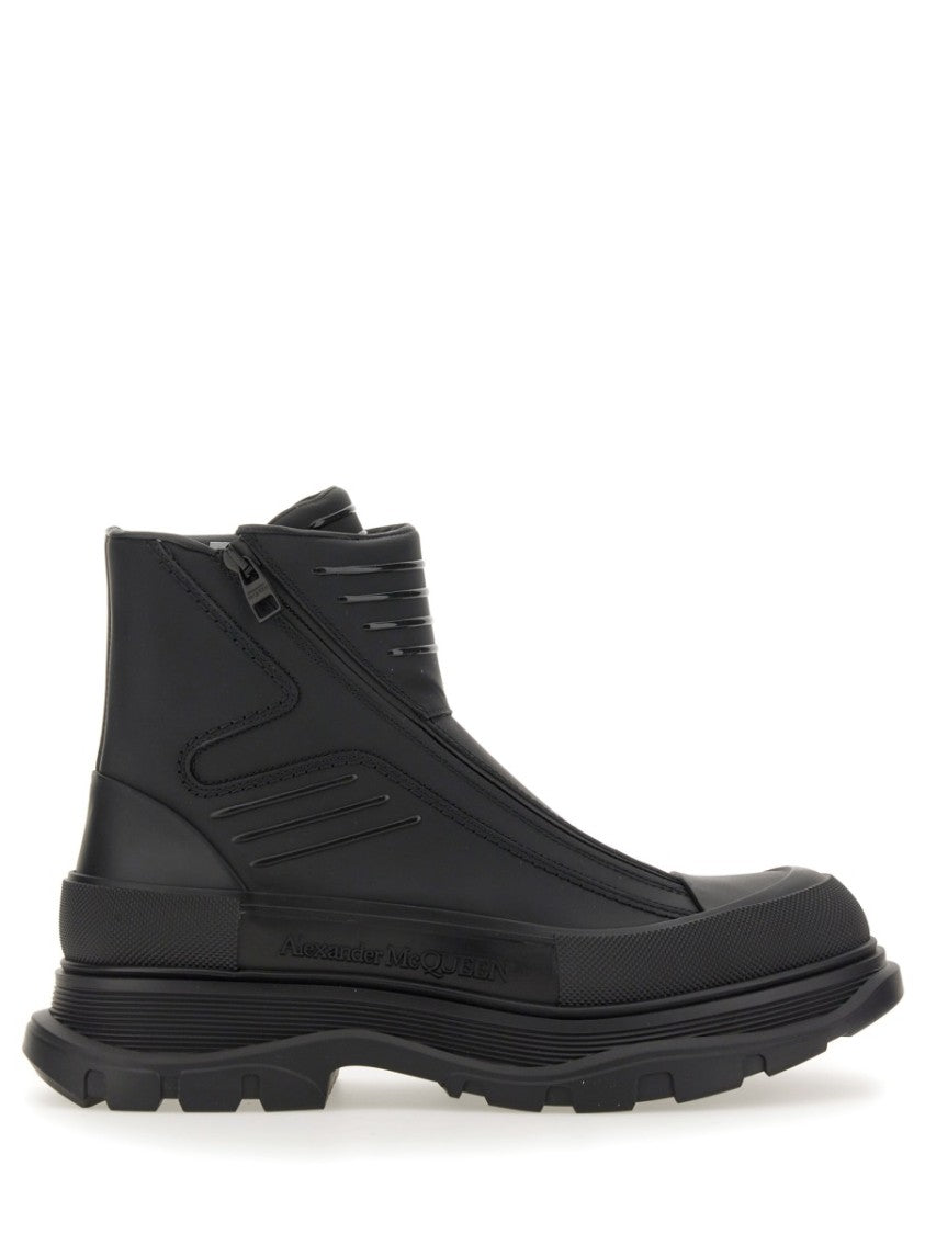 Alexander Mcqueen Tread Slick Motorcycle Boots