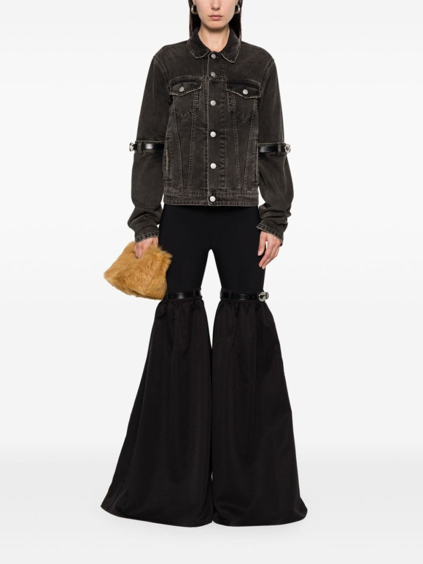 Coperni Classic Denim Jacket-Inspired Black Coat