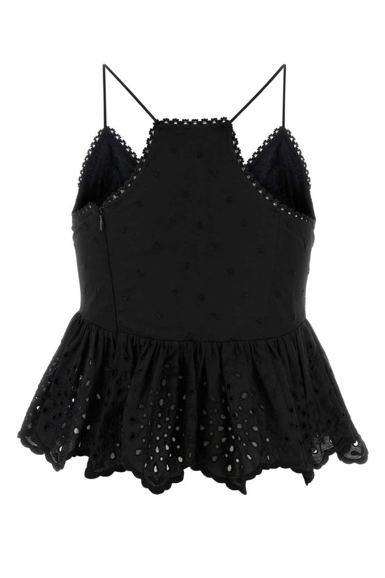 Weekend Black Broderie Anglaise Asburgo1234 Top