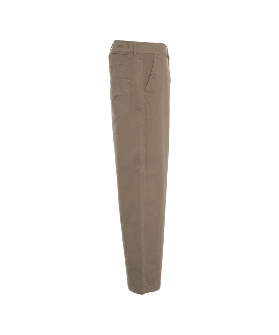 Grifoni Straight Leg Trousers With Mid-Rise Waist And Classic Five-Pocket Design