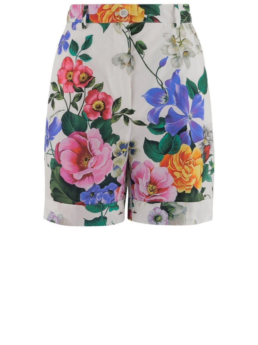 Dolce & Gabbana Floral Print Shorts