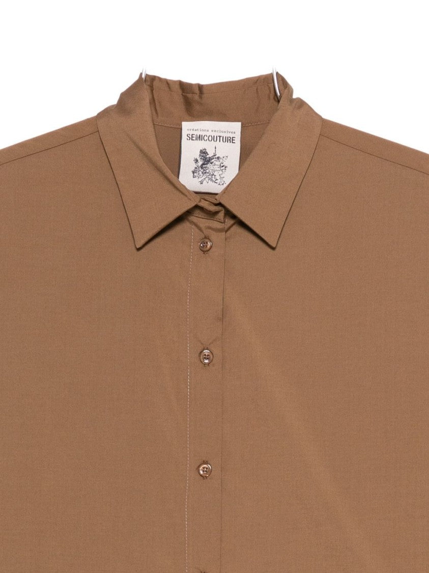 Semi Couture Elodie Cotton Shirt With Classic Collar