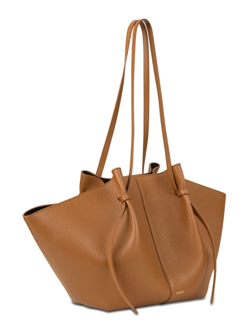 Yuzefi Bovine Leather Elongated Mochi Tote Bag