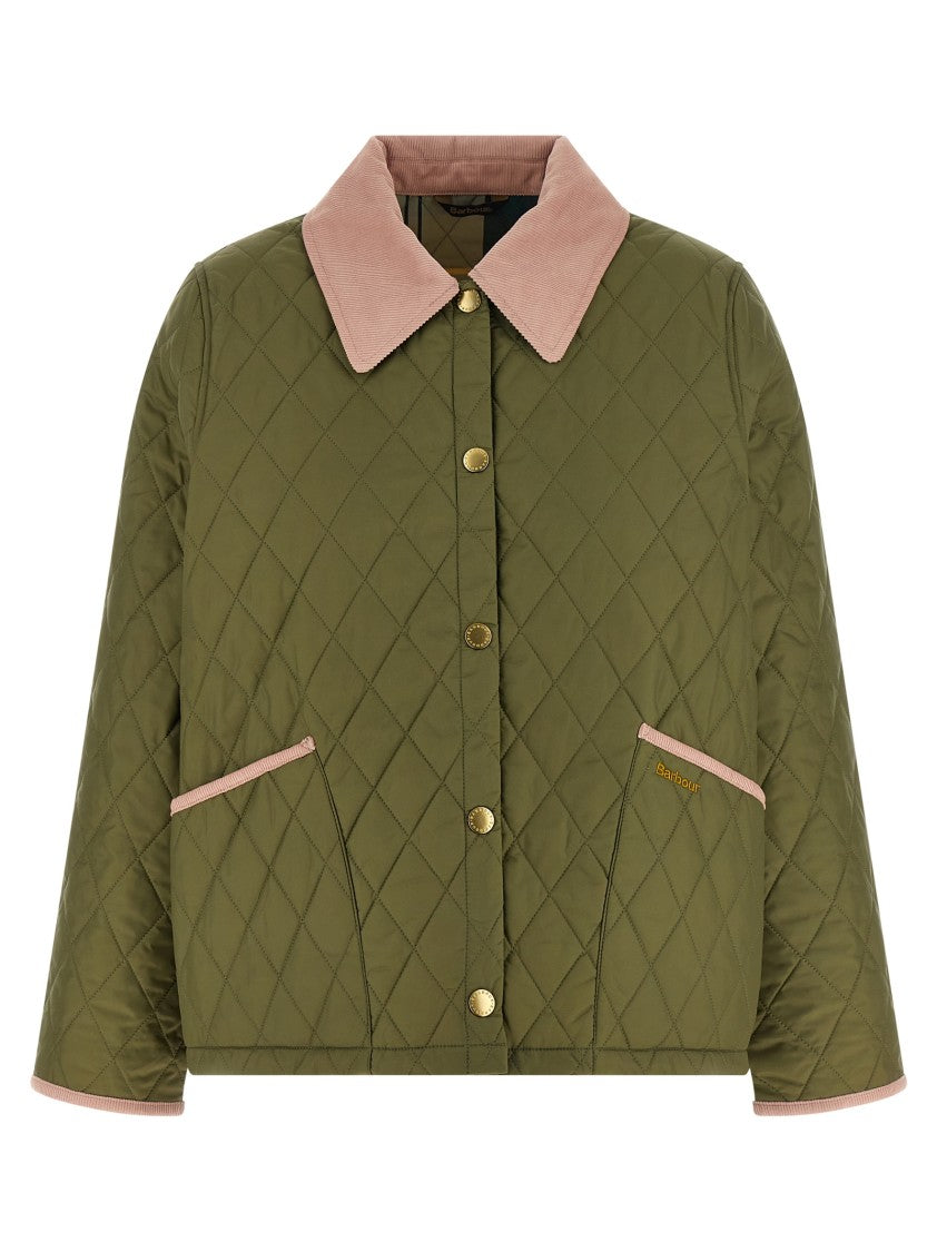 Barbour 'Liddesdale Cropped Icons' Jacket