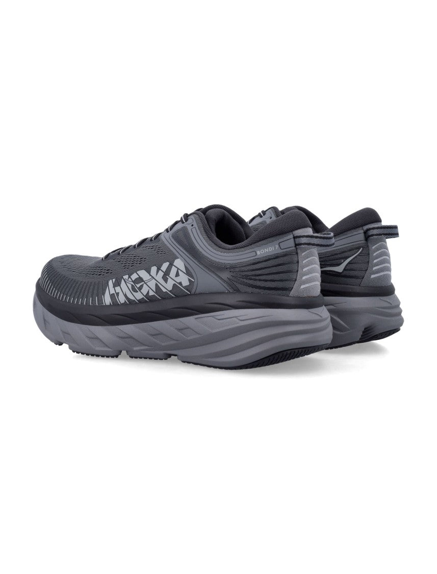 Hoka Bondi 7 Vegan Mesh High-Cushioning Sneakers