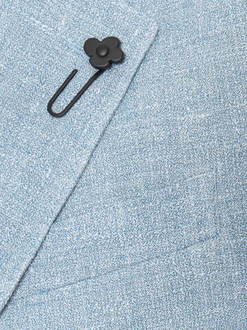 Lardini Rome Textured Linen Blend Tailored Jacket