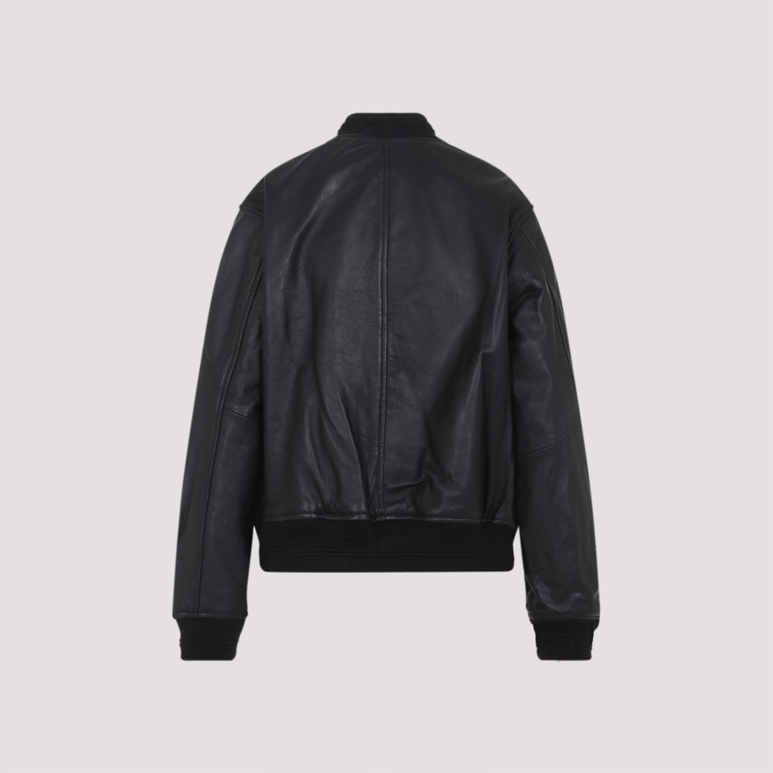 Diesel Black Lambskin Leather Jacket