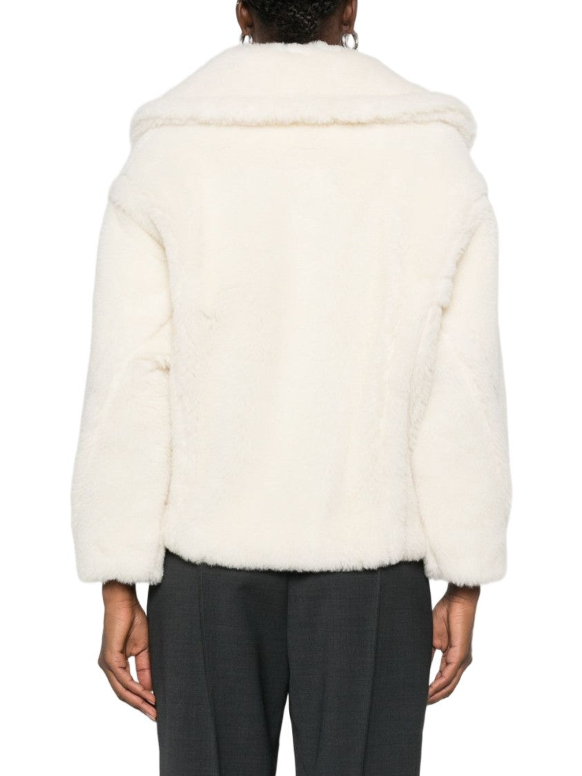 Max Mara Double-Breasted Alpaca Virgin Wool Jacket