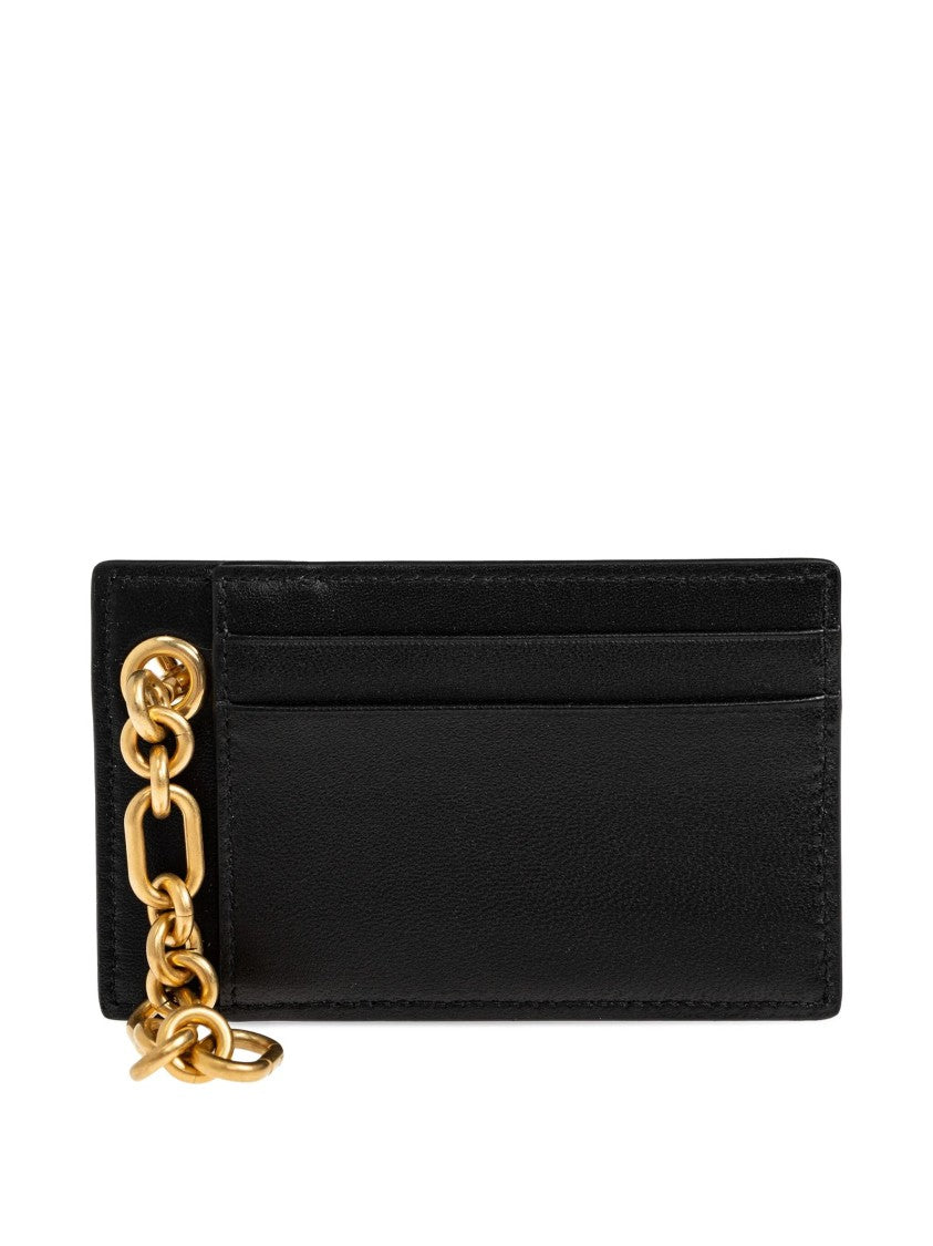 Balmain Black Classic Smooth Leather Card Holder