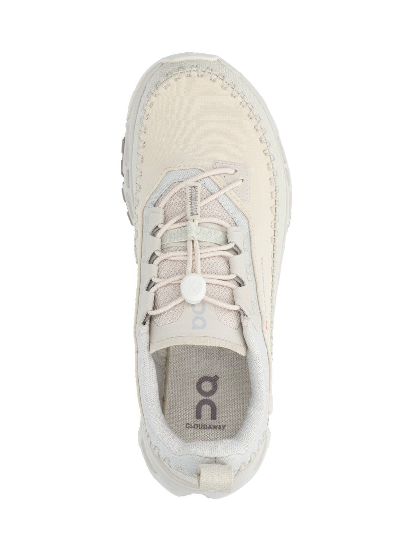 On Beige Cloudaway 2 Minimalist Mesh Sneakers