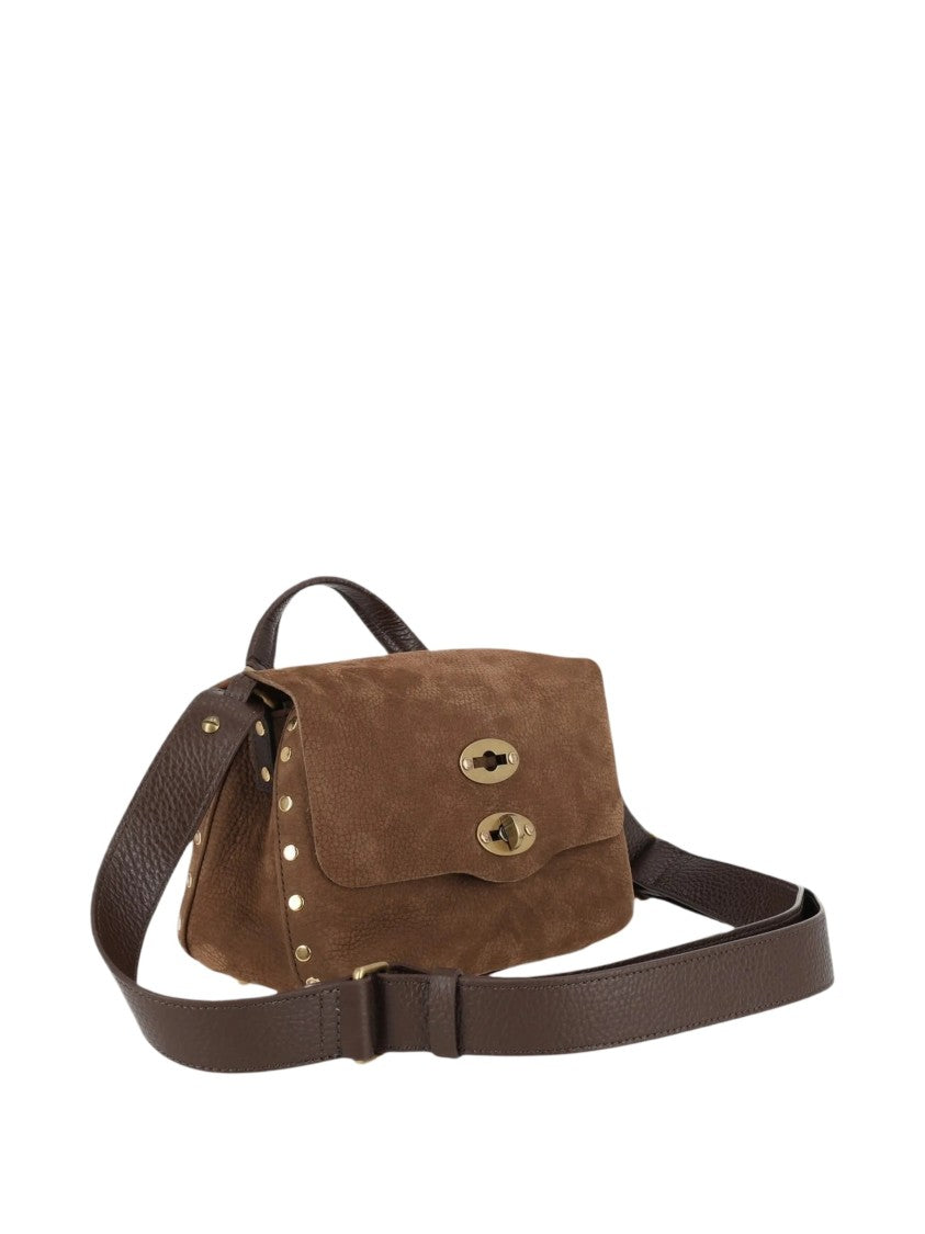 Zanellato Postina Jones Nabuk Nubuck Shoulder Bag