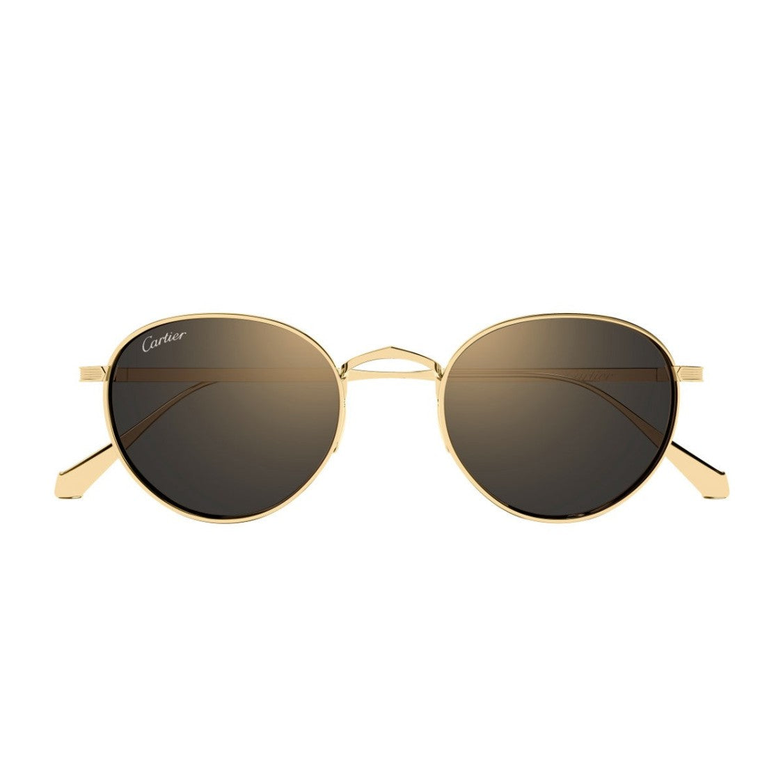 Cartier Gold Signature C De Cartier Titanium Phantos Sunglasses