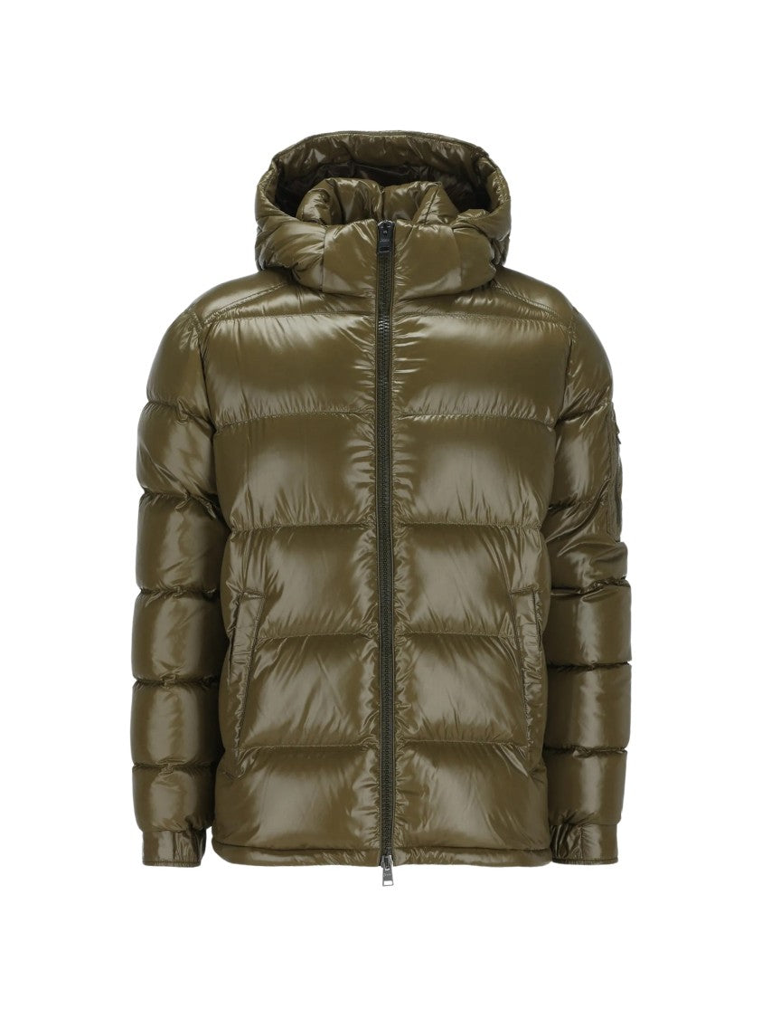 Herno Glossy Hooded Quilted Down Jacket