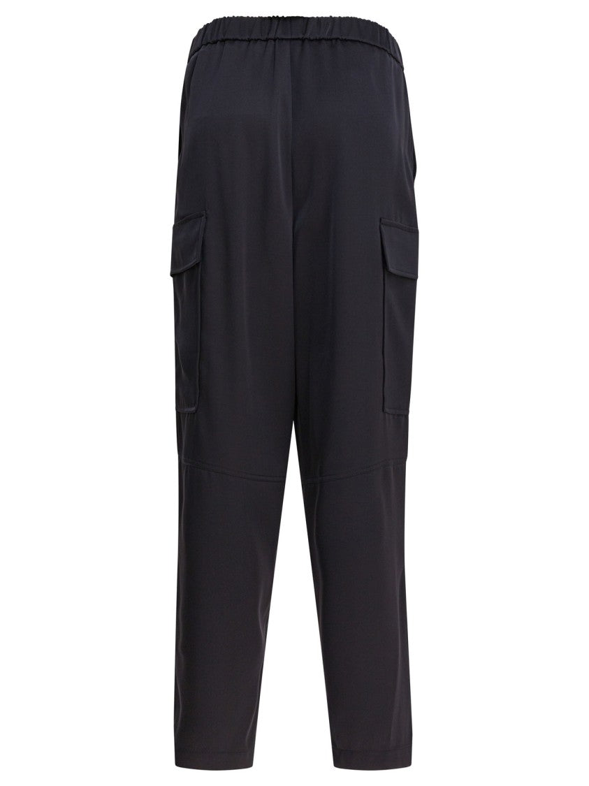 Semper Tapered Cargo Pants With Mid-Rise Waist