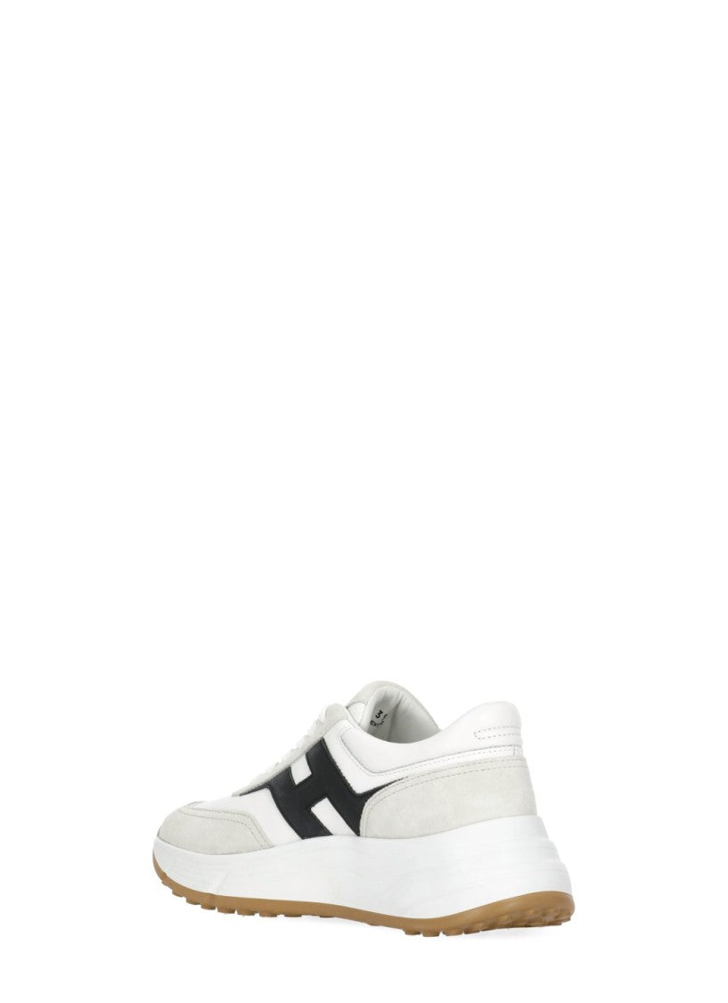 Hogan Low-Top Sneakers With Suede Accents And Iconic Logo