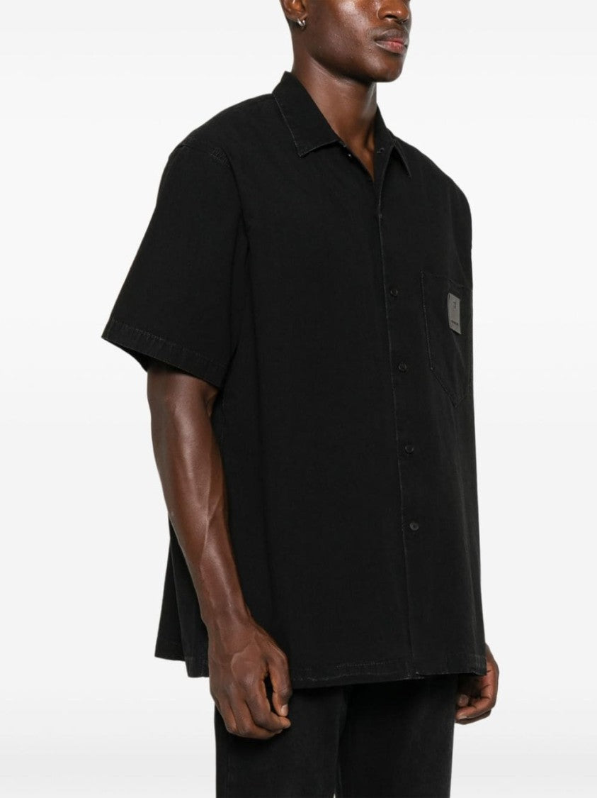Givenchy Cotton Shirt With Logo Patch