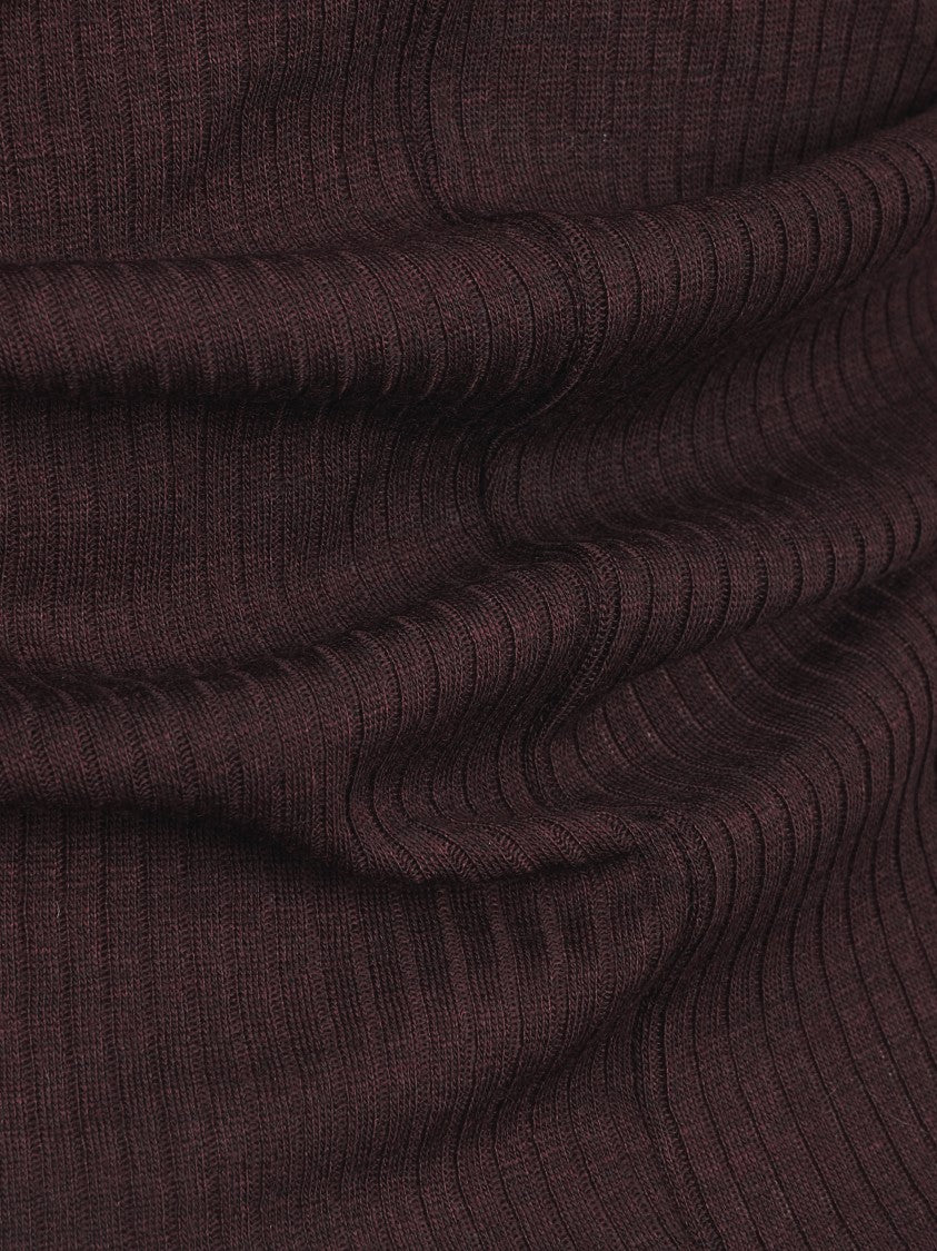 Forte Forte Ribbed Wool Jersey Roundneck T-Shirt