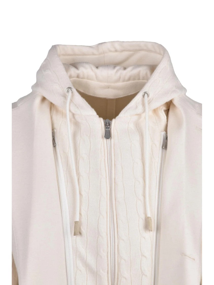 Eleventy Wool And Cashmere Gilet Jacket With Removable Lapel