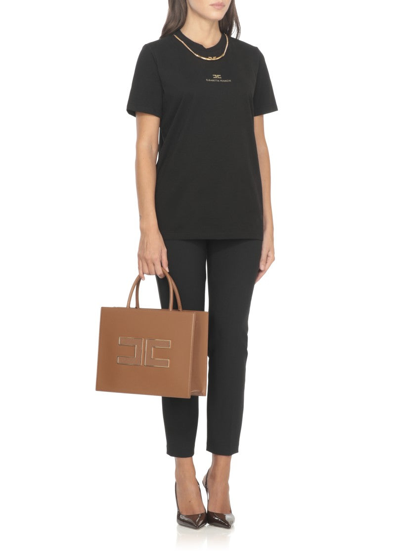 Elisabetta Franchi Structured Shoulder Bag