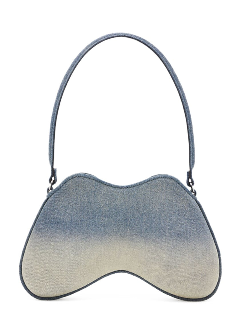 Diesel Double-D Shaped Denim Shoulder Bag
