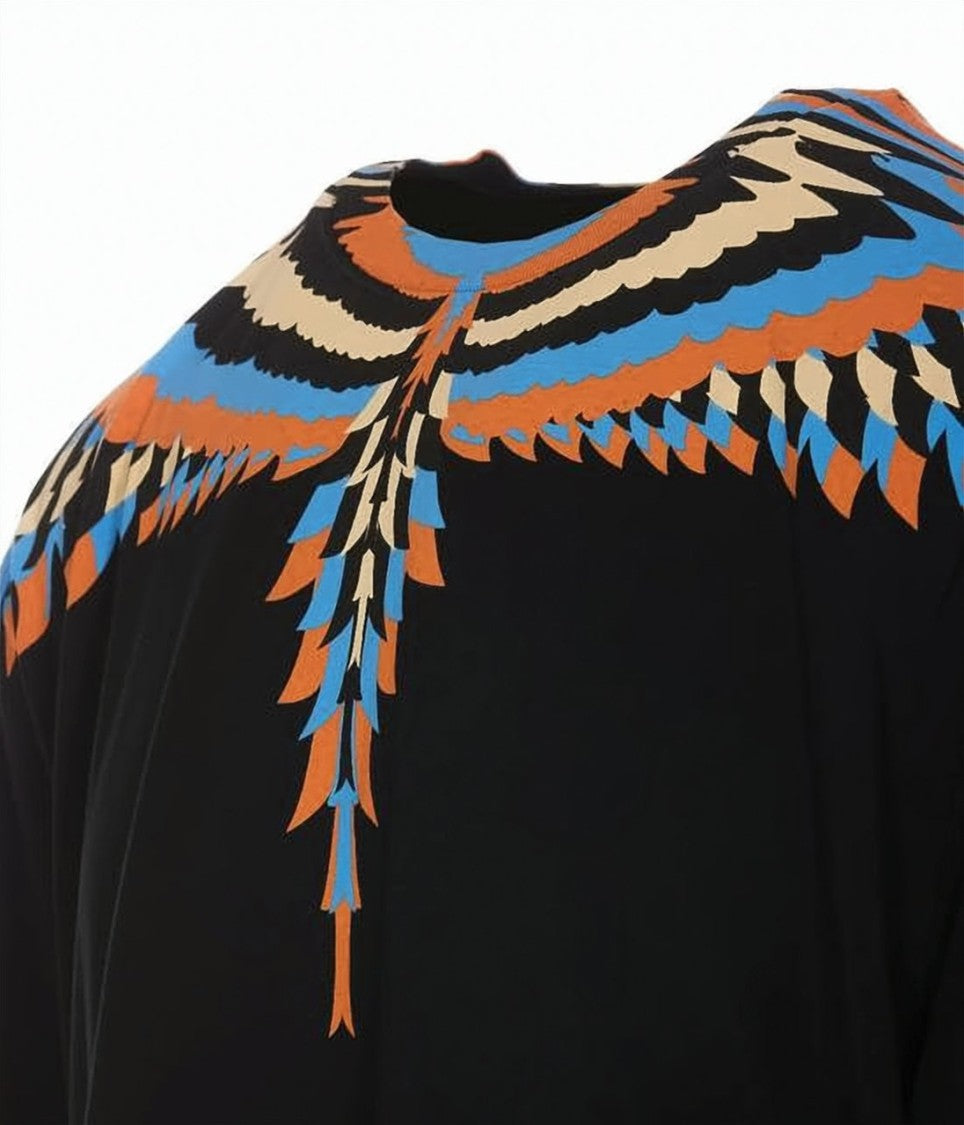 Marcelo Burlon Graphic Wing-Design Short-Sleeve T-Shirt