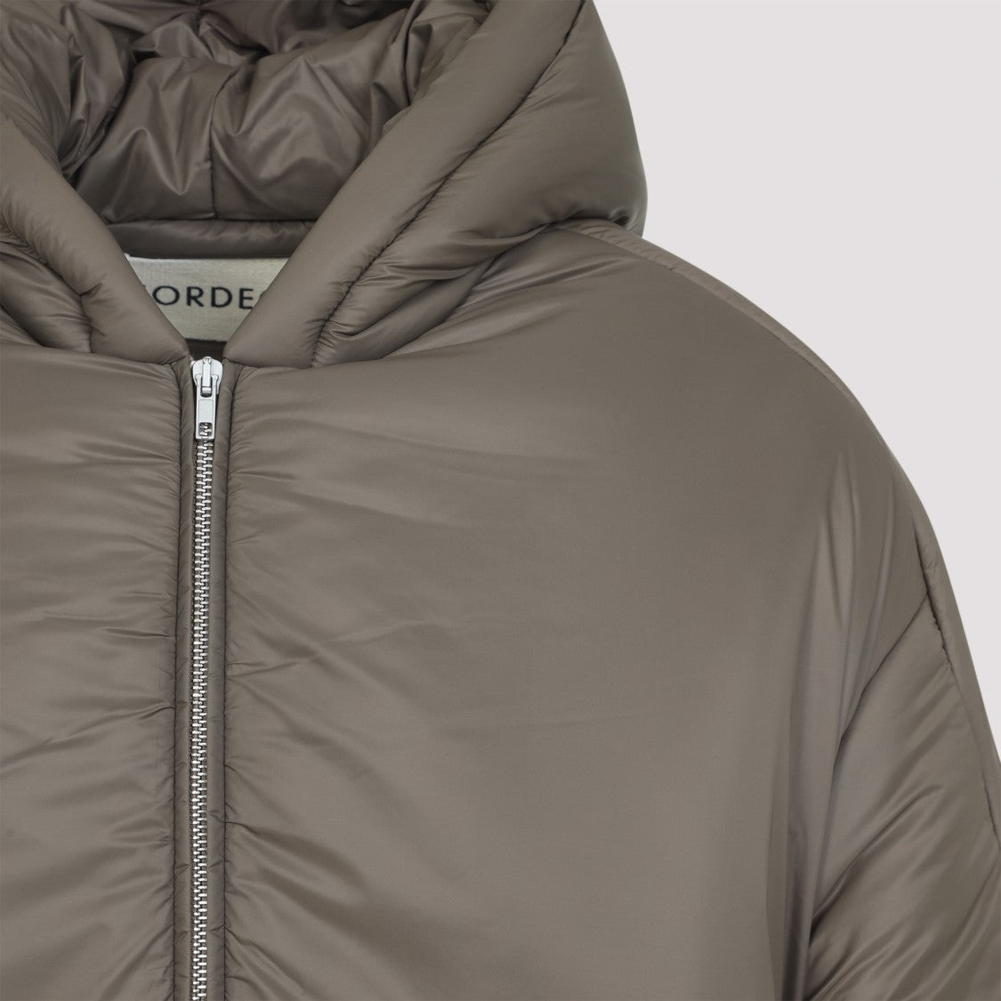 Mordecai Mud Brown Hoodie Puffer