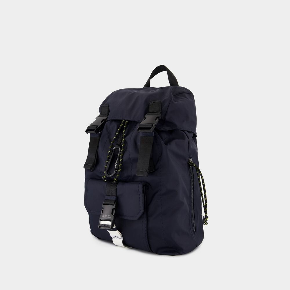 A.P.C. Trek Backpack -Pvc - Blue