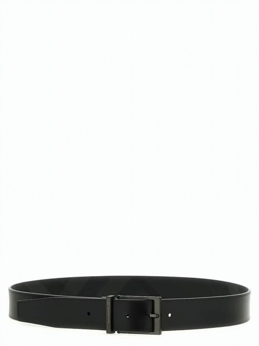 Burberry Reversible Check Pattern Belt