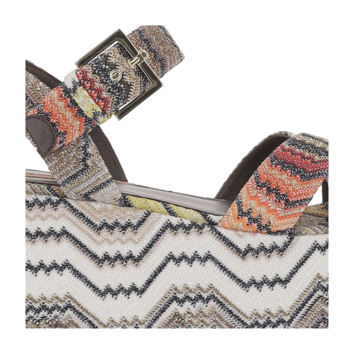 Missoni Platform Sandals In Viscose Blend