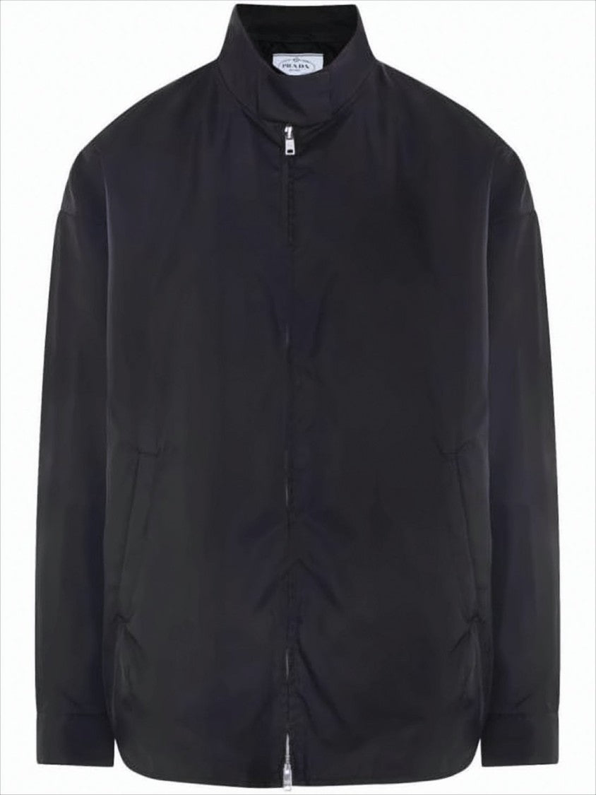 Prada High Collar Black Jacket
