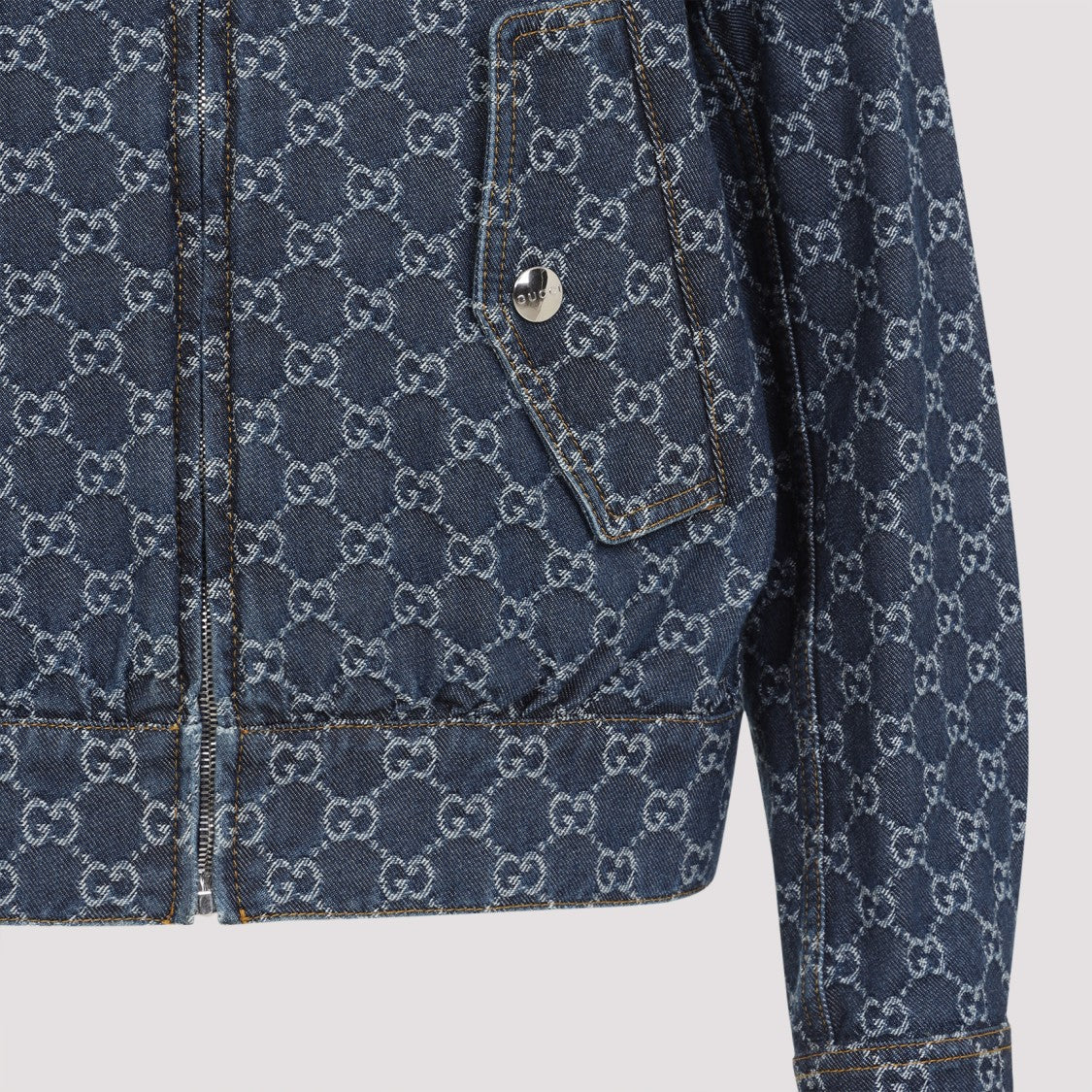 Gucci Classic Bomber Jacket With All-Over Logo Pattern