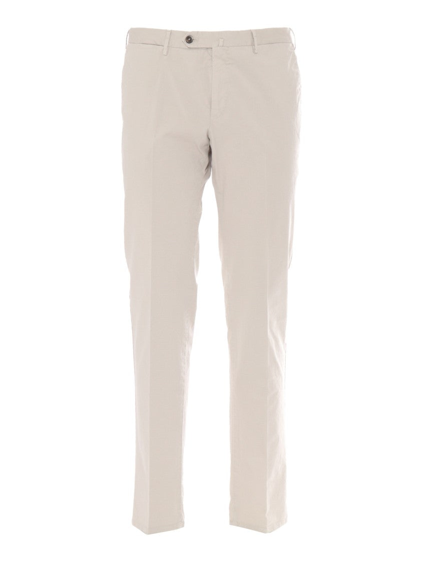 Pt01 Slim-Fit Trousers With Flat Front